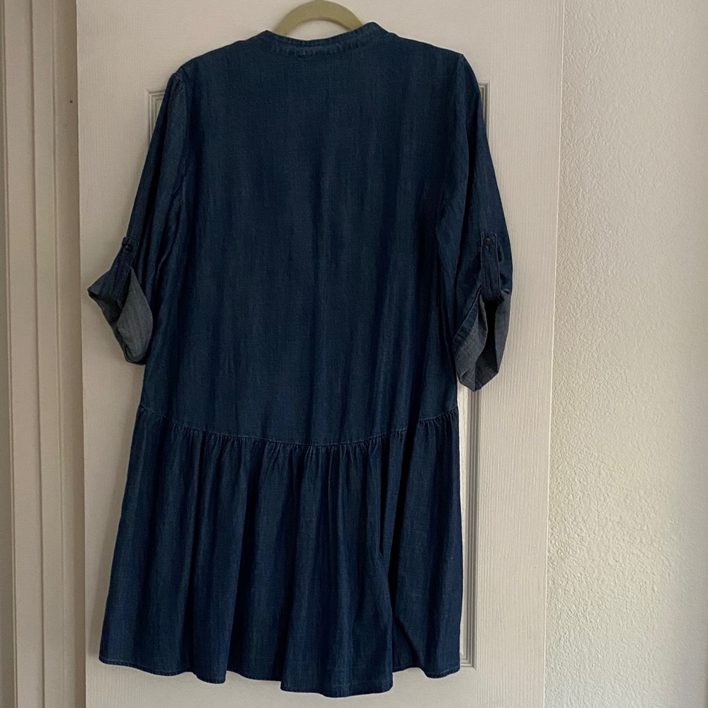 Madewell Blue Denim Dress - Picture 5 of 5